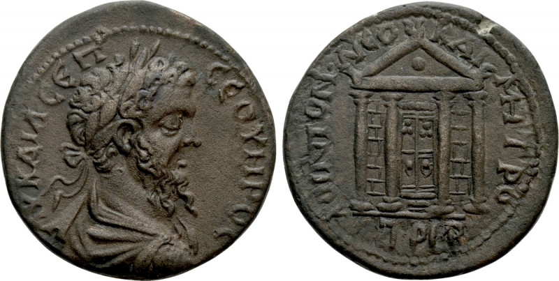 PONTUS. Neocaesarea. Septimius Severus (193-211). Ae. Dated CY 146 (209/10). 
...