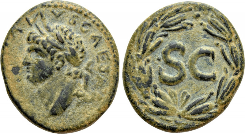 SELEUCIS & PIERIA. Antioch. Domitian (81-96). Ae Semis. 

Obv: DOMITIANVS CAES...