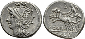 C. COILIUS CALDUS. Denarius (104 BC). Rome
