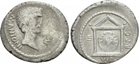 MARK ANTONY. Denarius (42 BC). Military mint traveling with Antony in Greece