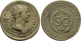 TRAJAN (98-117). As. Rome, for use in Syria