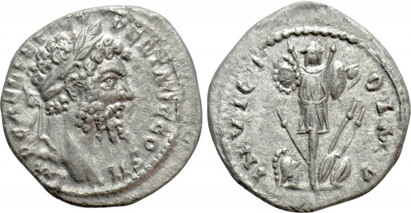 SEPTIMIUS SEVERUS (193-211). Denarius. Emesa. 

Obv: IMP CAE L SEP SEV PERT AV...