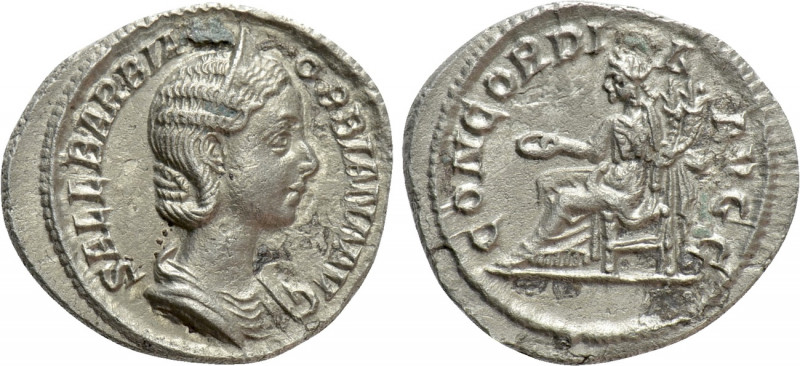 ORBIANA (Augusta, 225-227). Denarius. Rome. 

Obv: SALL BARBIA ORBIANA AVG. 
...