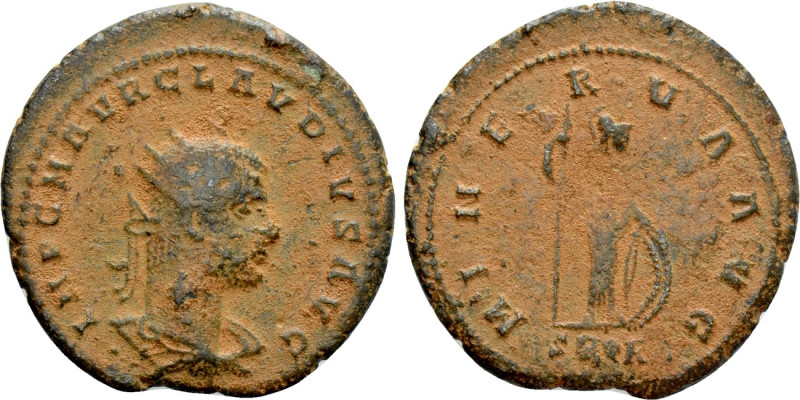 CLAUDIUS II GOTHICUS (268-270). Antoninianus. Smyrna. 

Obv: IMP C M AVR CLAVD...