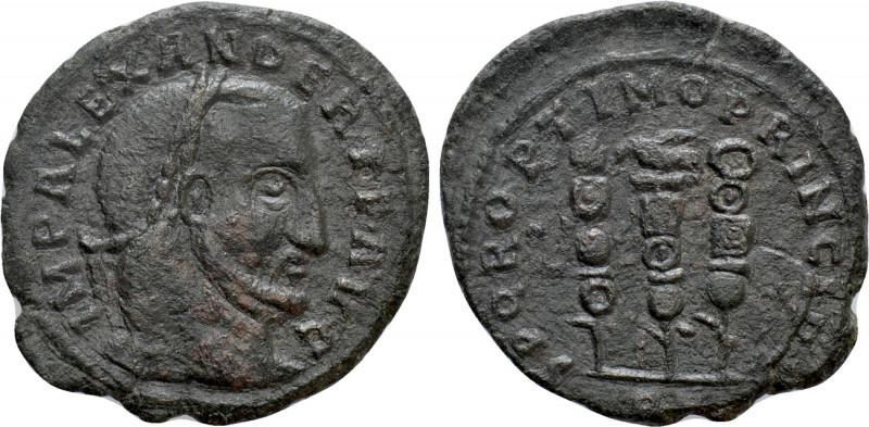 ALEXANDER OF CARTHAGE. (Usurper, 308-310). Follis. Carthage. 

Obv: IMP ALEXAN...