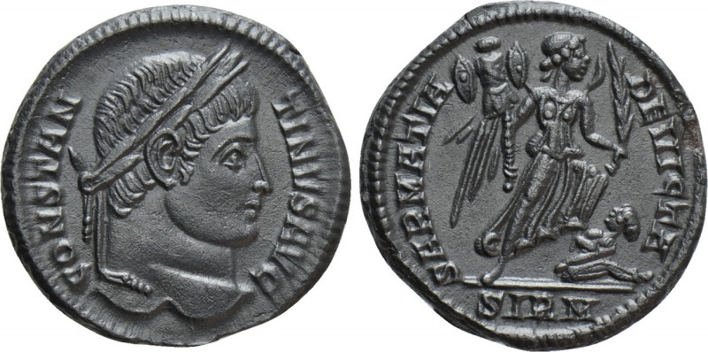 CONSTANTINE I 'THE GREAT' (307/10-337). Follis. Sirmium. 

Obv: CONSTANTINVS A...