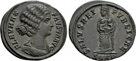 FAUSTA (Augusta, 324-326). Follis. Nicomedia