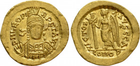 LEO I (457-474). GOLD Solidus. Constantinople