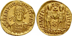ANTHEMIUS (467-472). GOLD Solidus. Rome