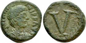 JUSTINIAN I (527-565). Pentanummium. Uncertain mint