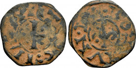 CRUSADERS. Principality of Antioch. Bohemund IV (second reign, 1215-1250). Ae Pougeoise