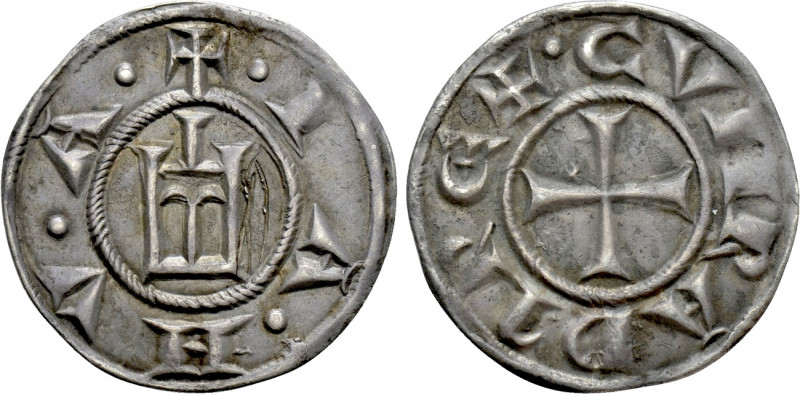 ITALY. Genova. Republic (1139-1339). Grosso da 6 Denari. 

Obv: + • IA • NV • ...