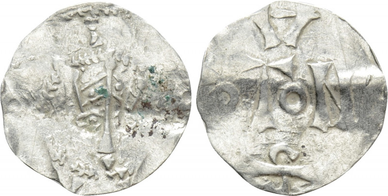 NETHERLANDS. Area of Tiel (Circa 1050s). Denar. Uncertain mint. 

Obv: Crowned...