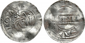 NETHERLANDS. Friesland. Bruno III van Brunswijk (1038-1057). Denar. Imitative uncertain mint