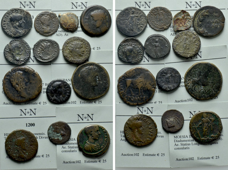 13 Roman Coins From the Dr. F. Jarman Collection. 

Obv: .
Rev: .

. 

Co...