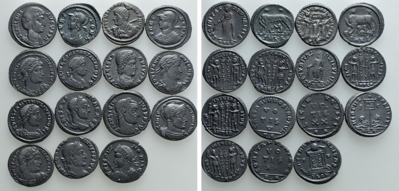 15 Roman Folles. 

Obv: .
Rev: .

. 

Condition: See picture.

Weight: ...