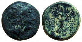 Seleukid Kingdom. Antiochos IX Philopator, 114-95 BC. AE 19 mm. Tarsos mint.