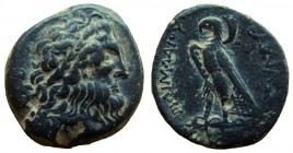 Ptolemaic Kingdom. Ptolemy III Euergetes, 246-222 BC. AE Hemiobol. Alexandria mint.