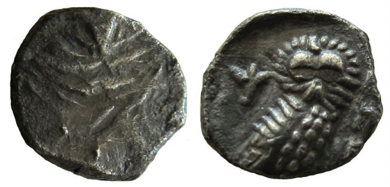 Judaea under Persian rule. Yehud. AR Gerah.
8 mm.

Struck circa 375-322 BC.
...