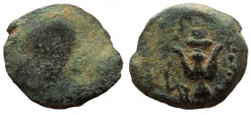 Judean Kingdom, Alexander Jannaeus, 104-76 BC. AE Prutah.14 mm.