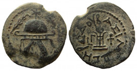 Judaea. Herod the Great, 40-4 BC. AE 8 Prutot.