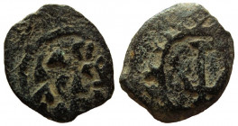 Judaea. Herod the Great, 40-4 BC. AE Prutah. Jerusalem mint