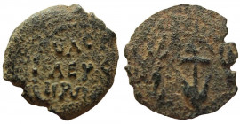 Judaea. Herod the Great, 40-4 BC. AE Prutah. Jerusalem mint