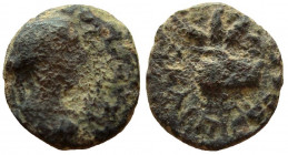 Judaea. Herod IV Philip, 4 BC-34 AD. AE 14 mm.