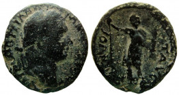 Judaea. Caesarea Maritima. Domitian, 81-96 AD. AE 24 mm. Judaea Capta issue.