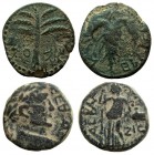 Judaea. Lot of 2 coins.