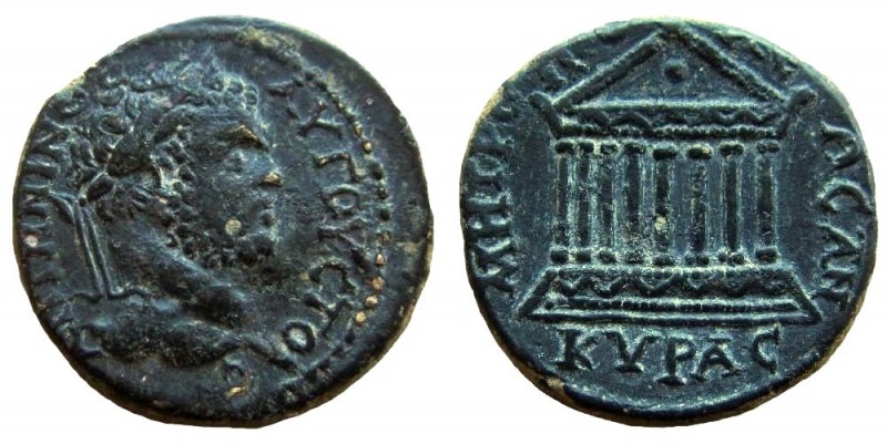 Galatia. Ancyra. Caracalla, 198-217 AD. AE 27 mm.

Obverse: Laureate, draped a...