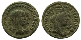 Syria. Seleucis and Pieria. Antioch. Philip I and Otacilia Severa, 244-249 AD. AE 29 mm.