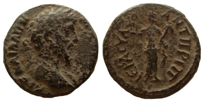 Decapolis. Antiochia ad Hippum. Lucius Verus, 161-169 AD. AE 24 mm.

Obverse: ...