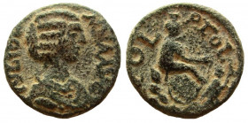 Phoenicia. Ake-Ptolemais. Julia Domna. Augusta, 193-217 AD. AE 21 mm.