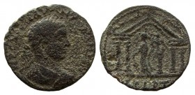 Phoenicia. Ake-Ptolemais. Elagabalus, 218-222 AD. AE 26 mm.