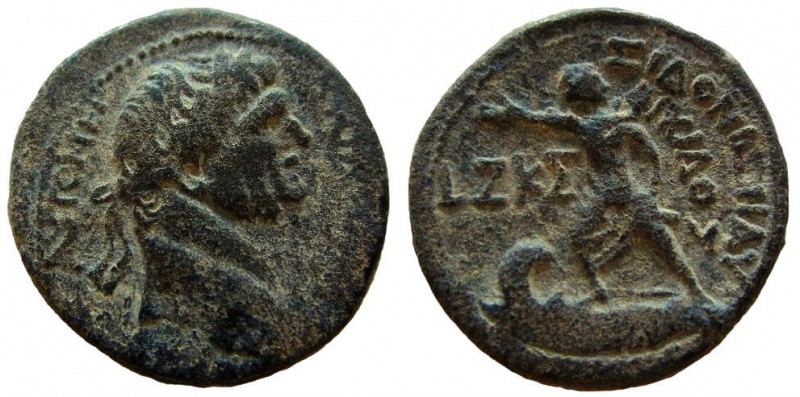 Phoenicia. Sidon. Trajan, 98-117 AD. AE 24 mm. 
Dated year 227, 116-117 AD.
Ob...