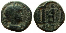 Judaea. Antipatris. Elagabalus, 218-222 AD. AE 17 mm.