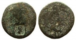 Judaea. Neapolis. Domitian, 81-96 AD. AE 24 mm.