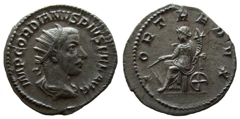 Gordian III, 238-244 AD. AR Antoninianus. Rome mint.

Struck 244 AD.
Obverse:...