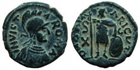 Ostrogoths. Athalaric, 526-534 AD. AE Decanummium. 16 mm. Rome mint.