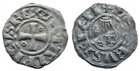 Crusaders. Latin Kingdom of Jerusalem. Amaury, 1163-1174. AR Denier. Jerusalem mint.