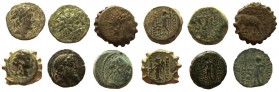 Seleukid Kingdom. Lot of 6 coins.