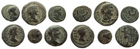 Decapolis. Gadara. Lot of 6 coins.