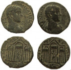 Phoenicia. Tripolis. Elagabalus, 218-222 AD. Lot of 2 coins.