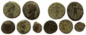 Judaea. Ascalon. Lot of 5 coins.