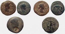 Judaea. Lot of 3 Roman Provincial coins.
