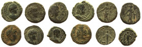 Judaea. Neapolis. Lot of 6 coins.