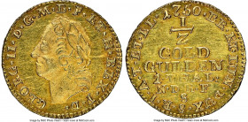 Brunswick-Lüneburg-Calenberg-Hannover. George II August gold 1/2 Goldgulden 1750-S MS61 NGC, Hannover mint, KM300. Boldly struck, missing the usual fl...