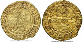 Henry VIII (1509-1547) gold 1/4 Angel ND (1544-1547) VF35 NGC, Tower mint, Lis mm, Third coinage, S-2304, N-1832. 1.23gm. A moderately circulated exam...