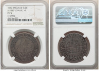 Edward VI (1547-1553) 1/2 Crown 1552 F15 NGC, Tower mint, Tun mm, Fine Silver issue, S-2480. 14.90gm. Soundly struck on a pleasingly round flan that c...
